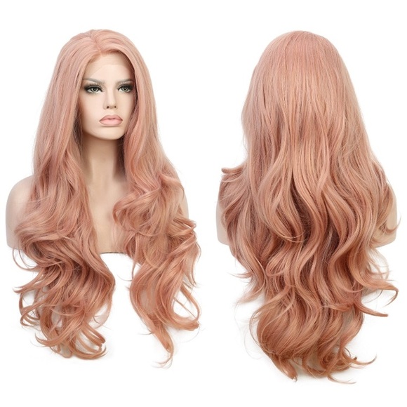 ?TORI 26” PINK CURL ROZAI LACE-FRONT WIG *NWT* main image 5
